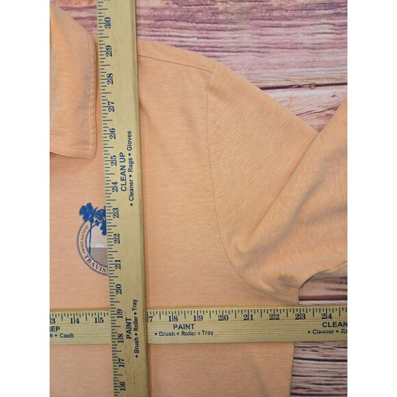 Travis Mathew Mens XL Peach Polo (Tour 19) - Picture 9 of 9